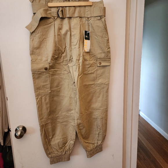 Only Beige Cargo Pants Size L 32" - Picture 4 of 14